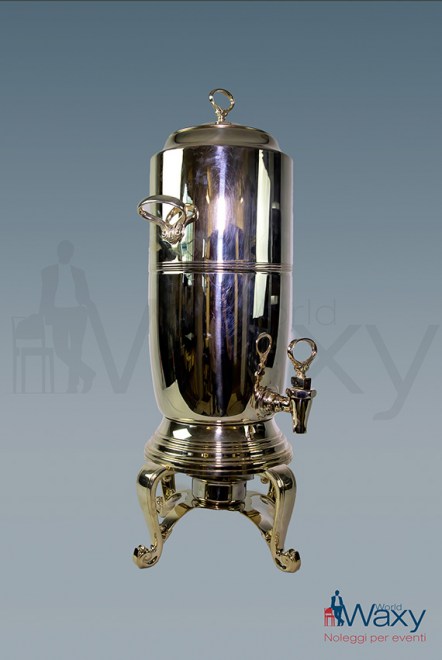 samovar  argento lt 12 Samb. mod Asia c/portafuoco