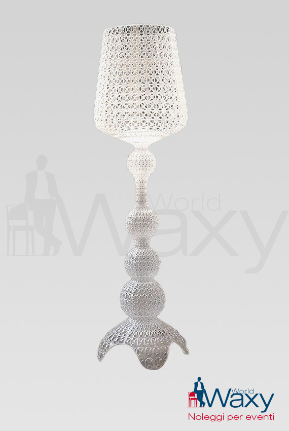 lampada Kartell Kabuki Outdoor BIANCO diam cm 50 x h 165