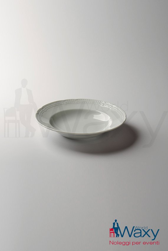 piatto fondo cm 23 mod Murat porcellana Schoenhuber Franchi 