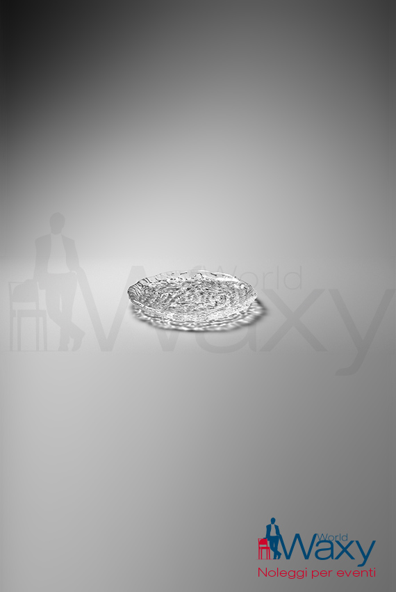 piatto pane mod. Paros d. 16 vetro lavorato