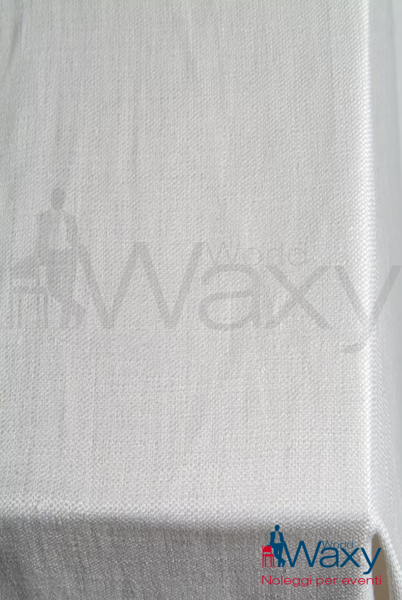 tovaglia quadra in lino bianco 330x330 cm