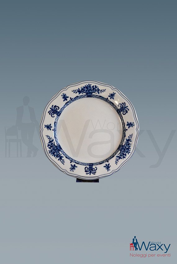 piatto piano cm 26 porcellana mod. Anthiros blu